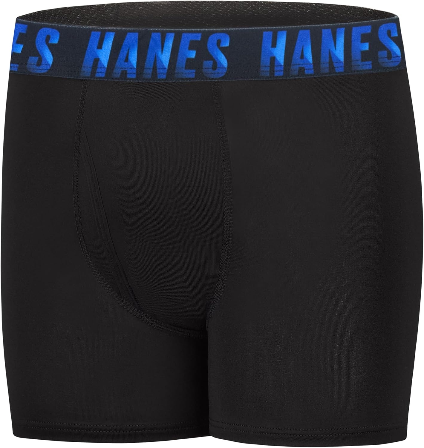 image:imageHanes Boys Moves Breathable Boxer Brief Underwear Performance Stretch Boxer Briefs for Boys Moisturewicking 6pkBlack