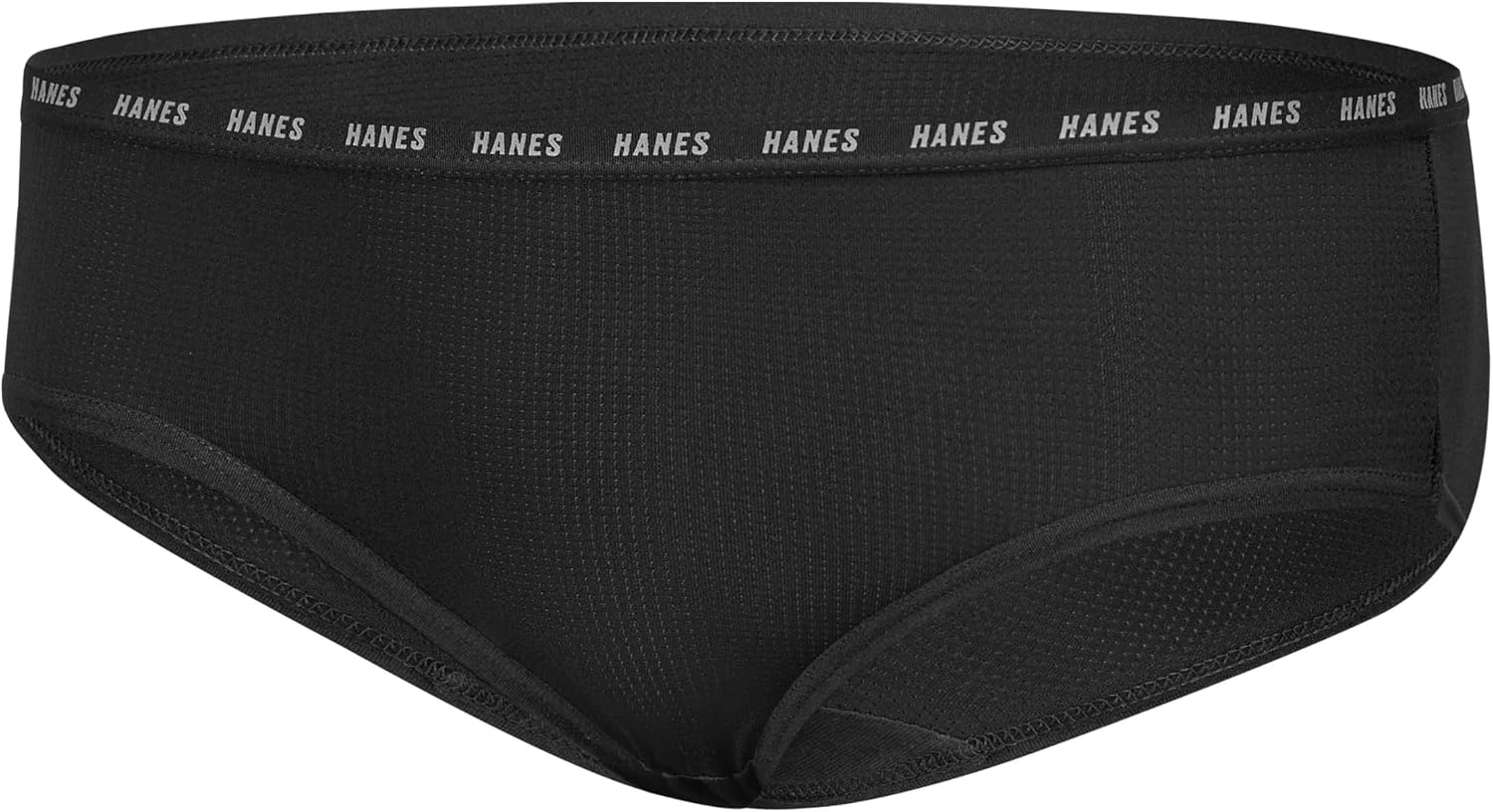 image:imageHanes Girls Underwear Brief and Hipsters 6Pack Moves Breathable Stretch XTemp MoistureWicking Girls PantiesBlackGrey