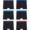 Hanes Boys’ Moves Breathable Boxer Brief Underwear, Performance Stretch Boxer Briefs for Boys, Moisture-wicking, 6-pk(Black)