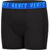 Hanes Boys’ Moves Breathable Boxer Brief Underwear, Performance Stretch Boxer Briefs for Boys, Moisture-wicking, 6-pk(Black)