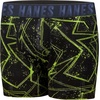 Hanes Boys’ Moves Breathable Boxer Brief Underwear, Performance Stretch Boxer Briefs for Boys, Moisture-wicking, 6-pk(Blue/Black/Red/Lime Print)