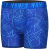 Hanes Boys’ Moves Breathable Boxer Brief Underwear, Performance Stretch Boxer Briefs for Boys, Moisture-wicking, 6-pk(Blue/Black/Red/Lime Print)