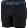 Hanes Boys’ Moves Breathable Boxer Brief Underwear, Performance Stretch Boxer Briefs for Boys, Moisture-wicking, 6-pk(Blue/Red/Purple Print)