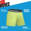 Hanes Boys’ Moves Performance Underwear Boxer Brief, 6-pack, All Over Mesh Moisture Wicking Boxer Briefs(Black/Blue/Green/Grey – 6 Pack)