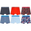 Hanes Boys’ Moves Performance Underwear Boxer Brief, 6-pack, All Over Mesh Moisture Wicking Boxer Briefs(Black/Phoenix Red Geo Print  Misty Mountain  Misty Mountain/Phoenix Red Geo Print  Stealth  Phoenix Red  Blue Flight)