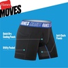 Hanes Boys’ Moves Underwear, Anti-chafe Boxer Briefs for Boys, 6-pack(Black- Regular Leg)
