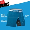Hanes Boys’ Moves Underwear, Anti-chafe Boxer Briefs for Boys, 6-pack(Black/Blue/Lime- Regular Leg)
