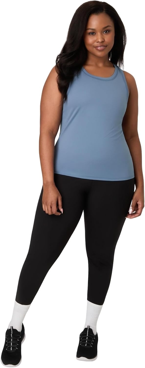 image:imageHanes Womens Moves Tank Top Stretch Tank for Women MoistureWicking Tank TopBlue Dive