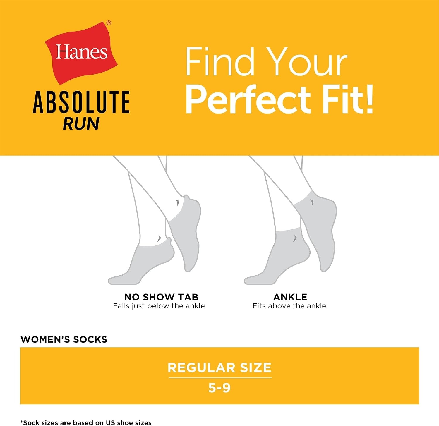 image:imageHanes Womens No Show Running Socks Absolute Run Socks Breathable No Show Tab Socks for Running 4packBlue Assortment 3 Pack