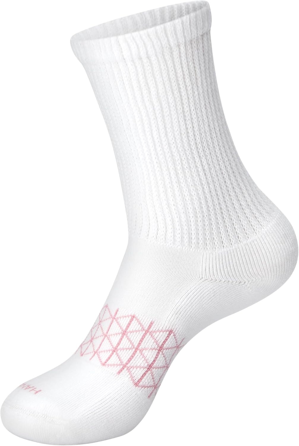 image:imageHanes Womens Nonbinding Crew Socks Absolute Wellness Nonrestrictive Cushioned Socks for Women 4packBlackGrayWhite