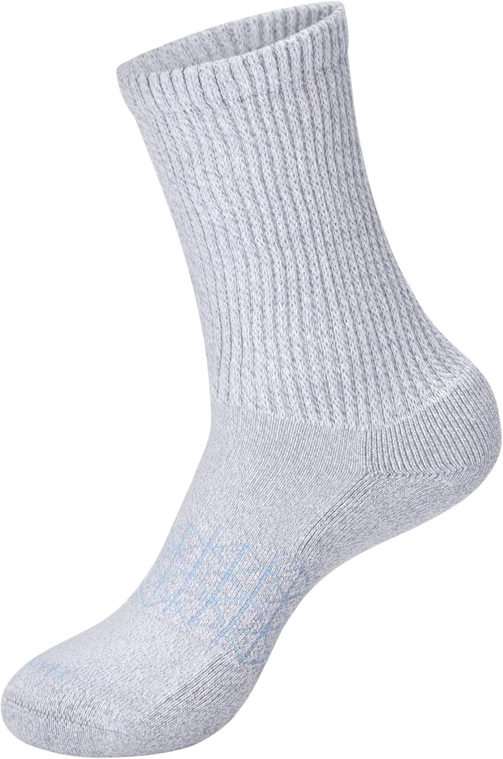 image:imageHanes Womens Nonbinding Crew Socks Absolute Wellness Nonrestrictive Cushioned Socks for Women 4packBlackGrayWhite