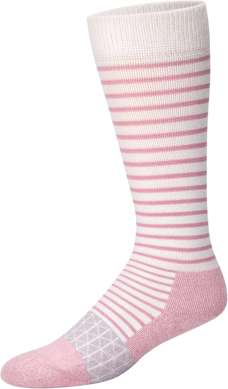 image:imageHanes Womens Overthecalf Socks WMild Graduated Compression Absolute Wellness Nonbinding Cushioned Socks 3packPinkTanGreen