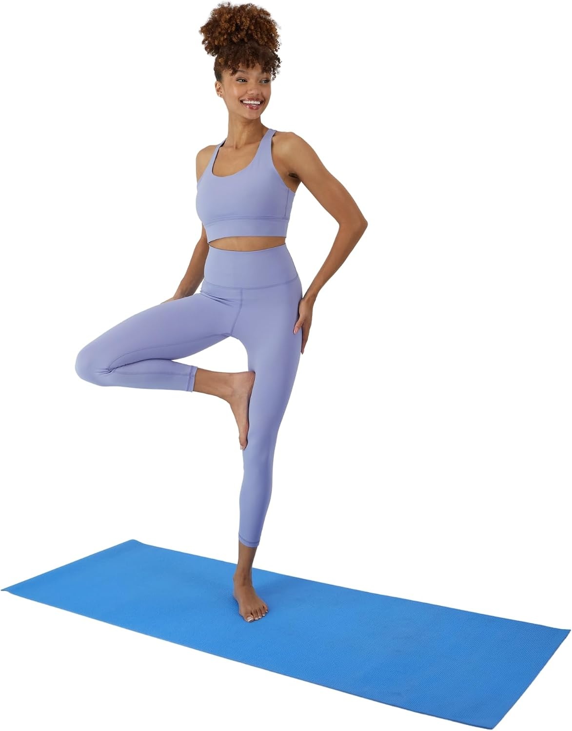 image:imageHanes Womens Racerback Sports Bra MoistureWicking Stretch ActivewearPeri Blue