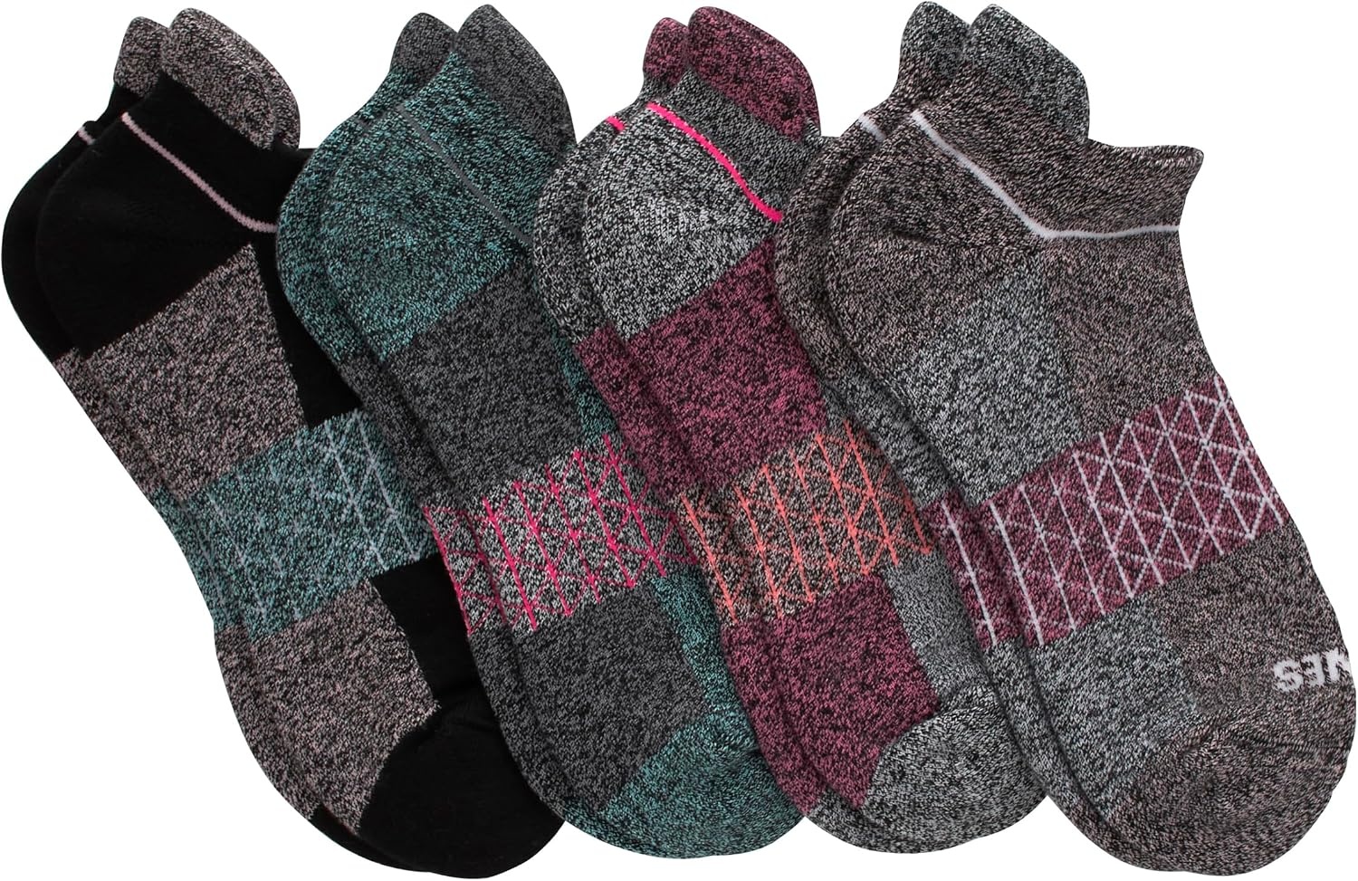 image:imageHanes Womens Socks 4pack Absolute Active Cushioned Moisturewicking Best Womens Socks Crew Ankle and No ShowGray
