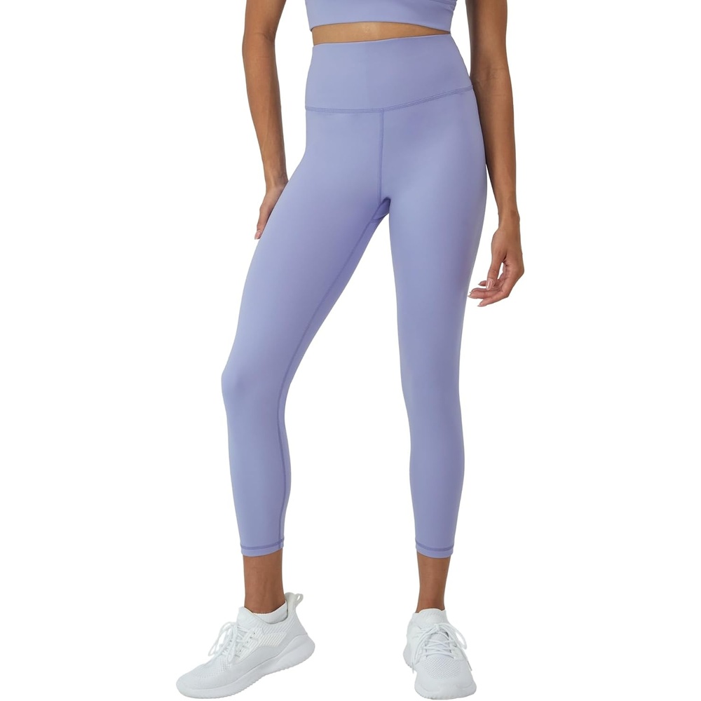 image:imageHanes Womens Leggings Clothing Moves 78 Soft Leggings with Pocket Moisture Wicking Womens Clothing Pants 25 InseamPeri Blue