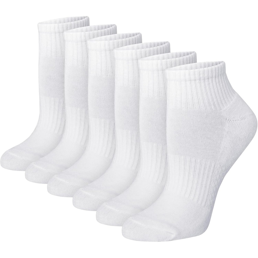 image:imageHanes Womens Moves Ankle Socks Performance Socks for Women XTemp Cushioned with Arch SupportWhite