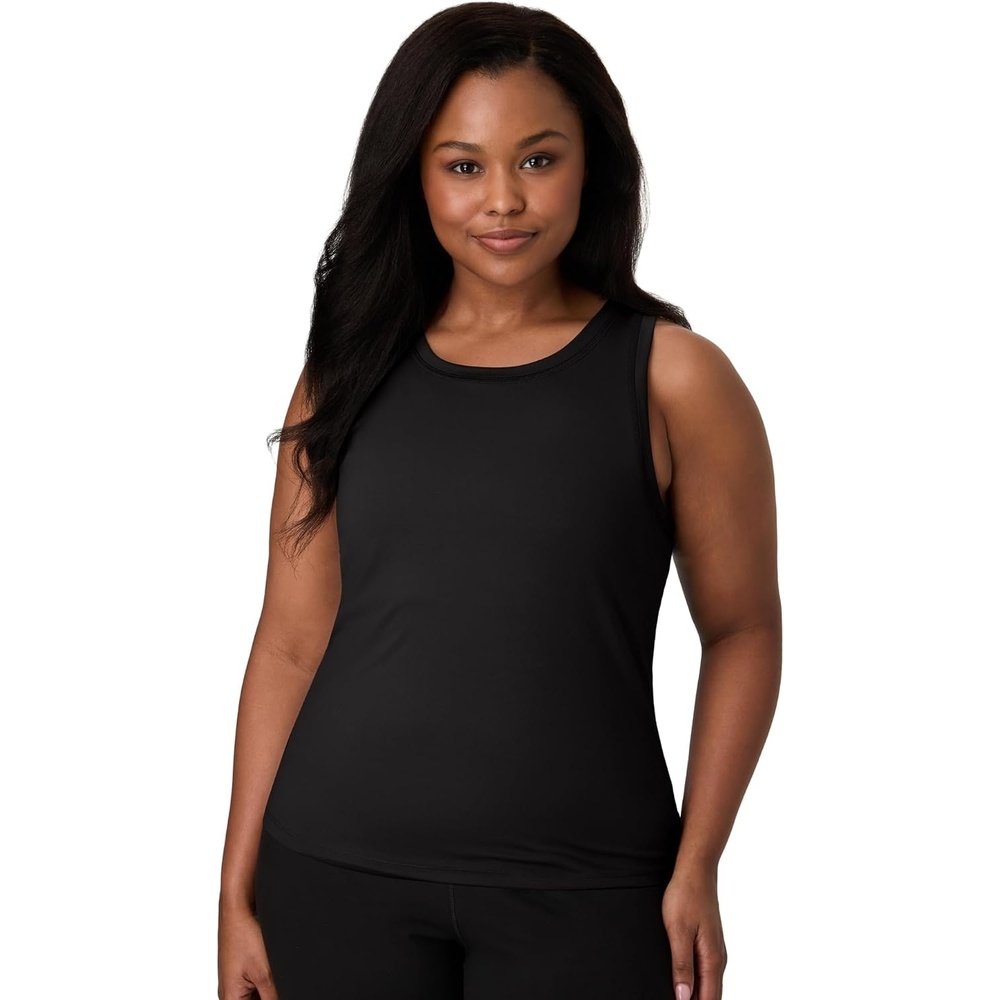 image:imageHanes Womens Moves Tank Top Stretch Tank for Women MoistureWicking Tank TopBlack