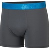 Hanes Boys’ Moves Performance Underwear Boxer Brief, 6-Pack, Mesh Pouch Moisture Wicking Boxer Briefs(Black/Grey – 6 Pack)