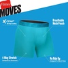 Hanes Boys’ Moves Performance Underwear Boxer Brief, 6-Pack, Mesh Pouch Moisture Wicking Boxer Briefs(Blue/Grey – 6 Pack)