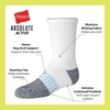 Hanes Boy’s Socks, Ankle, Crew, & No Show 6-pack, Absolute Active Cushioned Sports Socks for Boys, Moisture-wicking Athletic(Blue/White – Crew)