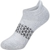 Hanes Boy’s Socks, Ankle, Crew, & No Show 6-pack, Absolute Active Cushioned Sports Socks for Boys, Moisture-wicking Athletic(Grey/Black – Heel Shield)