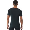 Hanes Men’s Moves Mesh T-Shirt, X-Temp Moisture-Wicking Tee(Black/Grey)
