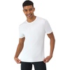 Hanes Men’s Moves Mesh T-Shirt, X-Temp Moisture-Wicking Tee(White)