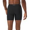 Hanes Men’s Moves Performance Boxer Brief, Total Support Pouch, Regular, Trunk, and Long Leg, 3-pack(Black)