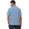Hanes Men’s Moves Performance Polo, Short Sleeve Polo Shirt for Men, Moisture-Wicking(Blue Dive)