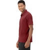 Hanes Men’s Moves Performance Polo, Short Sleeve Polo Shirt for Men, Moisture-Wicking(Cardinal Red)