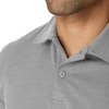 Hanes Men’s Moves Performance Polo, Short Sleeve Polo Shirt for Men, Moisture-Wicking(Dusk Shadow Grey Heather)