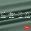 Hanes Men’s Moves Performance Polo, Short Sleeve Polo Shirt for Men, Moisture-Wicking(Herbal Olive Green)