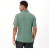 Hanes Men’s Moves Performance Polo, Short Sleeve Polo Shirt for Men, Moisture-Wicking(Herbal Olive Green)
