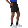 Hanes Men’s Moves Performance Shorts, Athletic Moisture-Wicking Shorts with Pockets, 6” Inseam(Black)