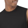 Hanes Men’s Moves Tank, Performance Tank for Men, Moisture-Wicking Tank Top, 4-Way Stretch(Black)