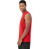 Hanes Men’s Moves Tank, Performance Tank for Men, Moisture-Wicking Tank Top, 4-Way Stretch(Holly Berry Red)