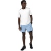 Hanes Men’s Moves Workout Shorts with Boxer Brief Liner & Total Support Pouch, Moisture-Wicking Shorts, 5” Inseam(Upstate Blue/Black)