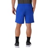 Hanes Men’s Moves Workout Shorts with Boxer Brief Liner & Total Support Pouch, Moisture-Wicking Shorts, 7” Inseam(Deep Royal)