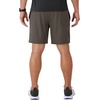 Hanes Men’s Moves Workout Shorts with Boxer Brief Liner & Total Support Pouch, Moisture-Wicking Shorts, 7” Inseam(Grey Encore)