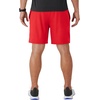 Hanes Men’s Moves Workout Shorts with Boxer Brief Liner & Total Support Pouch, Moisture-Wicking Shorts, 7” Inseam(Holly Berry Red)