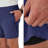 Hanes Men’s Moves Workout Shorts with Boxer Brief Liner & Total Support Pouch, Moisture-Wicking Shorts, 7” Inseam(Imperial Indigo)