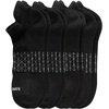 Hanes Men’s Socks, Absolute Comfort Cushioned Moisture-wicking Seamless Toe, 4 Pack, Ankle, Crew and Heel Shield Socks(Black – Heel Shield)