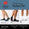 Hanes Men’s Socks, Absolute Comfort Cushioned Moisture-wicking Seamless Toe, 4 Pack, Ankle, Crew and Heel Shield Socks(Black/Gray – Ankle)