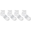 Hanes Men’s Socks, Absolute Comfort Cushioned Moisture-wicking Seamless Toe, 4 Pack, Ankle, Crew and Heel Shield Socks(White – Ankle)
