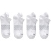 Hanes Men’s Socks, Absolute Comfort Cushioned Moisture-wicking Seamless Toe, 4 Pack, Ankle, Crew and Heel Shield Socks(White – Heel Shield)