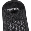 Hanes Men’s Socks Pack, 4-pair Pack, Absolute Run Cushioned Heel-shield Tab Moisture-wicking Men’s Socks(Black – Ankle)