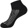 Hanes Men’s Socks Pack, 4-pair Pack, Absolute Run Cushioned Heel-shield Tab Moisture-wicking Men’s Socks(Black – Ankle)