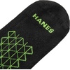 Hanes Men’s Socks Pack, 4-pair Pack, Absolute Run Cushioned Heel-shield Tab Moisture-wicking Men’s Socks(Black Assorted – Ankle)
