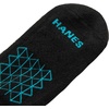 Hanes Men’s Socks Pack, 4-pair Pack, Absolute Run Cushioned Heel-shield Tab Moisture-wicking Men’s Socks(Black Assorted – Heel Shield)
