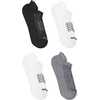 Hanes Men’s Socks Pack, 4-pair Pack, Absolute Run Cushioned Heel-shield Tab Moisture-wicking Men’s Socks(Gray/White/Black – Heel Shield)